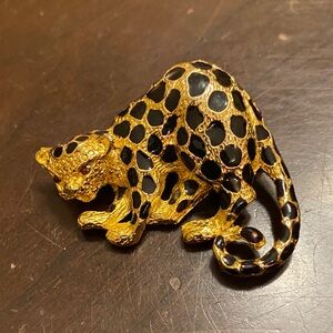 Park Lane Gold Textured Brooch